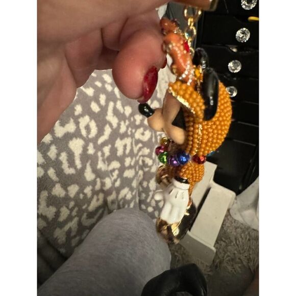 Baublebar holiday mickey mouse reindeer disney bag charm/keychain - Picture 5 of 7